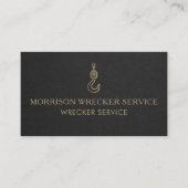 Abschleppdienst QR Code Visitenkarte (Vorderseite)