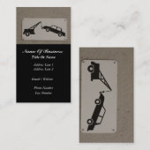 Abschleppwagen hält Visitenkarte instand (Vorne/Hinten)