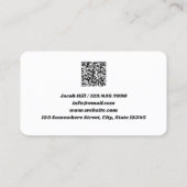 Abschleppwagen — kundenspezifischer QR Visitenkarte (Rückseite)