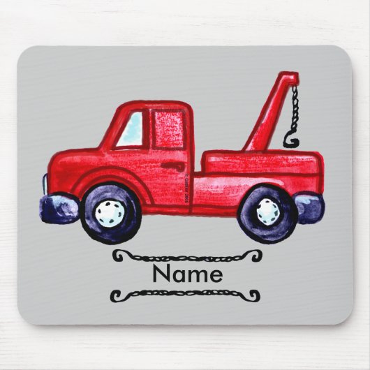 Abschleppwagen-Mauspad Mousepad (Vorne)