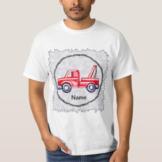 Abschleppwagen t-shirt (Vorderseite)