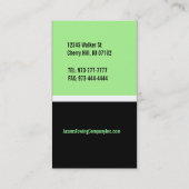 Abschleppwagen-Visitenkarten Visitenkarte (Rückseite)