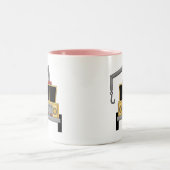 Abschleppwagen Zweifarbige Tasse (Mittel)