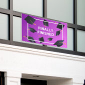 Abschließende Abiturkappen Banner (Äußeres Gebäude)