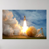 Abschließende Mission Start des Space Shuttles Poster (Vorne)