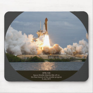 Abschließende Raumfähreprodukteinführung STS-13 Mousepad