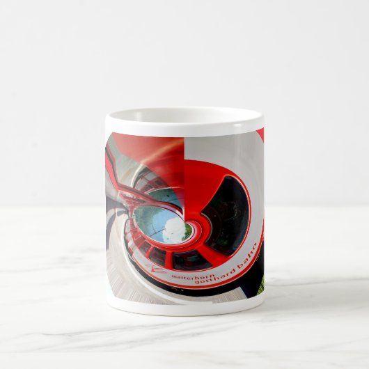 Abschliessende Reise mit der Schweiz, Omega Kaffeetasse (Mittel)