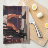 Abschließende Runde 2 Küchentuch (Viertel Falte)