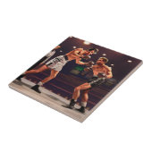 Abschließende Runde Fliese (Seite)