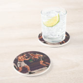 Abschließende Runde Getränkeuntersetzer (Seite)