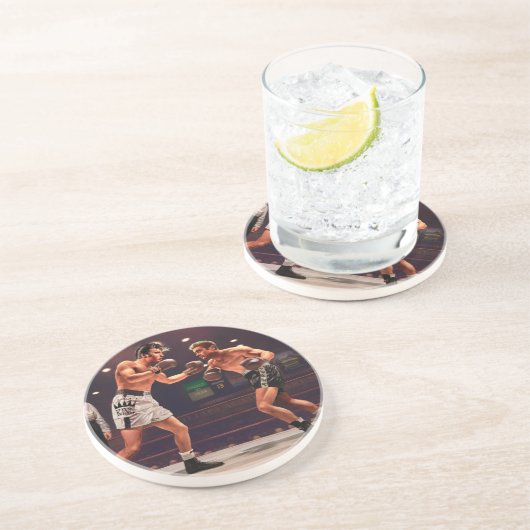 Abschließende Runde Getränkeuntersetzer (Seite)