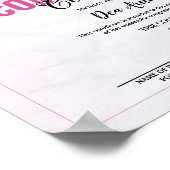 Abschließende Wasserfarbe Poster (Ecke)