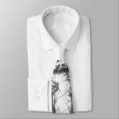 Abschließender Sonnenuntergang (b&w) Krawatte (Gebunden)