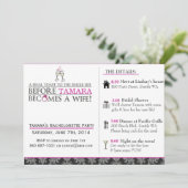 Abschließender Toast Einladung (Stehend Vorderseite)