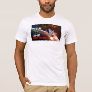 Abschließendes Auftrag-Shirt Raum-Shuttle-Atlantis T-Shirt
