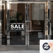 Abschließendes Verkaufszeichen Fensteraufkleber (Büro Tür)
