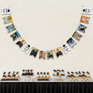 Abschluss 12 Fotos Class Year Glückwunsch Name Wimpelkette