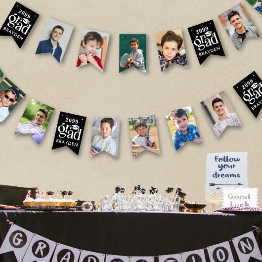 Abschluss 12 Fotos Fett Typ Grad Jahr Name Wimpelkette