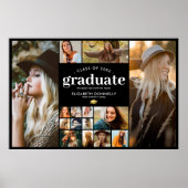 Abschluss 15 FotoCollage Poster (Vorne)