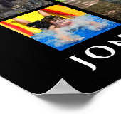 Abschluss 19 Fotocollage Herzlichen Glückwunsch zu Poster (Ecke)