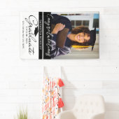 Abschluss 1 Foto Glückwunsch Graduate 2023 Black Banner (Insitu)