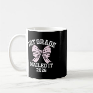 Abschluss 1. Klasse 2026 Bow Abschluss der ersten Kaffeetasse