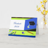 Abschluss 2009 karte (Gelbe Blume)