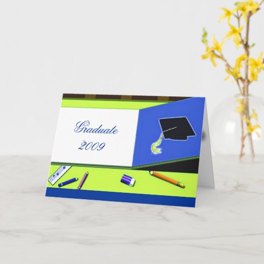 Abschluss 2009 karte (Gelbe Blume)