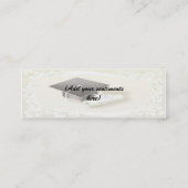 Abschluss 2009 personifizieren Foto-Lesezeichen Telefonnummerkarte (Rückseite)