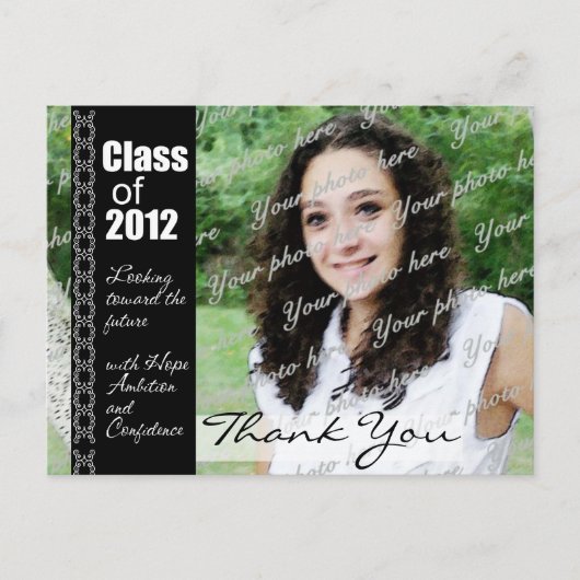 Abschluss 2012/Foto Ankündigungspostkarte (Vorderseite)