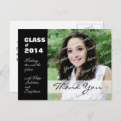 Abschluss 2014 Foto Ankündigungspostkarte (Vorne/Hinten)