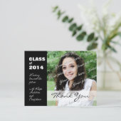 Abschluss 2014 Foto Ankündigungspostkarte (Stehend Vorderseite)