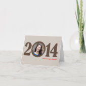 Abschluss 2014 Notecard Dankeskarte (Vorderseite)