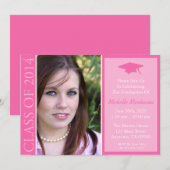 Abschluss 2014 (rosa) einladung (Vorne/Hinten)