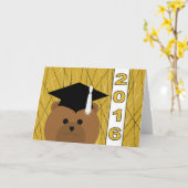 Abschluss 2016 Glückwunsch Karte (Gelbe Blume)