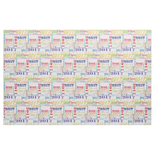 Abschluss 2017 stoff (Fat Quarter (45,7 x 55,9 cm))