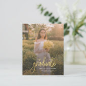 Abschluss 2023 Foto Open House Einladung (Stehend Vorderseite)