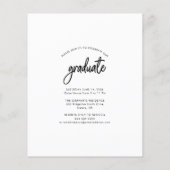 Abschluss 2023 Foto Open House Einladung (Rückseite)