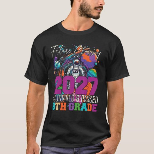Abschluss 2023 Future Class of 2027 I Überlebte 8t T-Shirt (Vorderseite)
