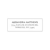 Abschluss 2024 Benutzerdefinierte einfache Rücksen Permastempel (Design)