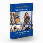 Abschluss 2024 Blue Grad Keepake Fotoblock (Links)