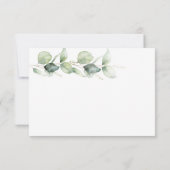 Abschluss 2024 Eukalyptus Grad Party Einladung (Rückseite)