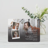 Abschluss 2024 Foto Collage Grad Party Einladung (Stehend Vorderseite)