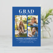 Abschluss 2024 Foto Collage Party Ankündigung (Stehend Vorderseite)