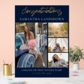 Abschluss 2024 FotoCollage Acrylschild (Hochzeit)