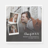 Abschluss 2024 Fotos Skript Grand Party Paper Serviette (Vorderseite)