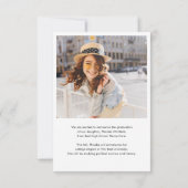 Abschluss 2024 Grad Foto Ankündigung (Rückseite)