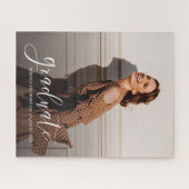 Abschluss 2024 Grad Foto Senior Keepake Puzzle (Horizontal)