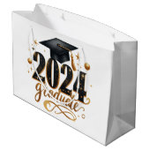 Abschluss 2024 große geschenktüte (Rückseite Schrägansicht)