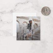 Abschluss 2024 Kalligraphie Foto Ankündigung (Vorderseite/Rückseite Beispiel)